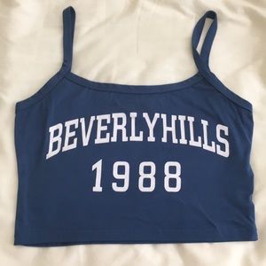Beverly Hills 1988 Crop Top